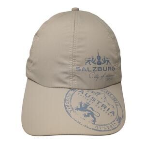 Salzburg City Of Music 1959 Austria Baseball Cap Brown One Size Adjustable Alpin